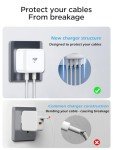 40W 4-Port USB-C Fast Charger Plug UK