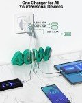 Aioneus 40W 4-Port USB-C Fast Charger Plug