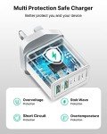 Aioneus 40W 4-Port USB-C Fast Charger Plug