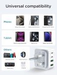 40W 4-Port USB-C Fast Charger Plug UK