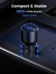 UGREEN 130W 3-Port USB-C Car Charger