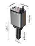 LISEN 69W Retractable USB-C Car Charger
