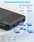 AsperX 2-Pack 10000mAh USB-C Fast Power Bank