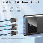 10000mAh Dual USB-C Fast Charging Power Bank