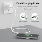 Magnetic Dual Port USB-C Fast Charger Cable