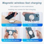 Magnetic 15W USB-C Fast Wireless Charger Cable
