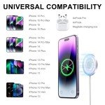 Magnetic 15W USB-C Fast Wireless Charger Cable