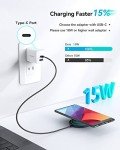 TECKNET Magnetic 15W Wireless Charger with USB-C