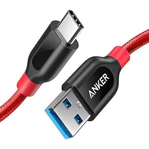 Anker PowerLine+ USB-C to USB 3.0 Cable (Red)