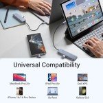 4 Port USB-C Hub for Various Devices
