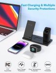 3-in-1 Wireless Charger for iPhone, AirPods, Apple Watch