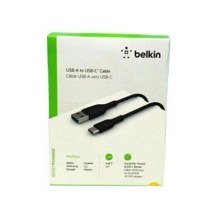 Belkin 6.6ft USB-C Charger - Black