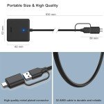 4-in-1 USB-C Memory Card Reader Adapter