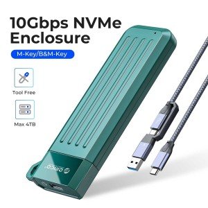 ORICO M.2 NVMe USB-C Enclosure - Max 4TB