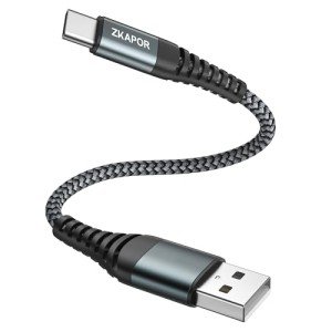 ZKAPOR 30CM USB-C Fast Charging Cable