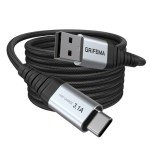 2m USB-C Fast Charging Cable with Nylon Braiding
