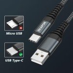 ZKAPOR 30CM USB-C Fast Charging Cable