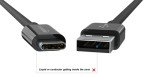USB-C to USB-A 2.0 Male Cable - 3ft
