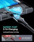 INU USB-C Fast Charging Cable Set, 3-Pack