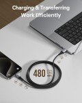 INU USB-C Fast Charging Cable Set, 3-Pack