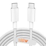 2M Nylon Braided USB-C to USB-C Cable