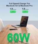 Teeaam 5M USB C to USB C Fast Charger Cable