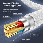 2Pack 2M USB C Fast Charging Cable Pair