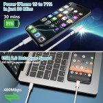 2M Nylon Braided USB-C to USB-C Cable