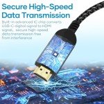 USB-C to HDMI Cable 1 Meter - 4K UHD