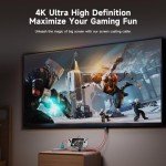 JINGDU Portable USB-C Hub with HDMI and 100W Charge