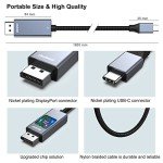 USB-C to DisplayPort 6ft Cable for 4K/144Hz