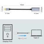 AXFEE 2M USB-C to DisplayPort Cable 8K 60Hz