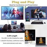 1.8m USB-C to Mini DisplayPort 4K Video Cable