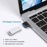USB-C to USB OTG Adapter (2-Pack)