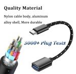 USB-C to USB Adapter for iPhone, iPad, MacBook