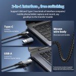 USB-C to Ethernet Adapter, 1000Mbps Gigabit Connectivity