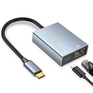 BLKing USB C to Ethernet Adapter for Chromecast