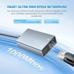 BLKing USB C to Ethernet Adapter for Chromecast