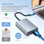 BLKing USB C to Ethernet Adapter for Chromecast