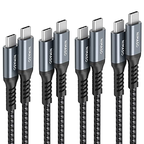 NIMASO USB-C Fast Charging Cable 4-Pack