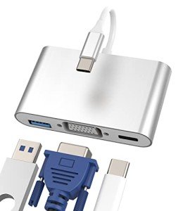 USB-C to VGA 3-in-1 Hub for TV