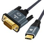 USB-C to VGA Cable 1M for 1080P Output