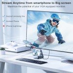 USB-C to VGA Cable 1M for 1080P Output