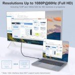 USB-C to VGA Cable 1M for 1080P Output