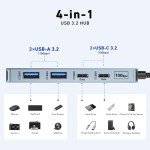 BENFEI 4-Port USB C Hub 10Gbps Adapter