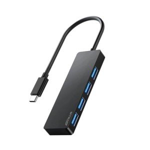 ANYPLUS 4-Port USB-C Hub with 5Gbps Transfer