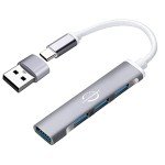 Vunvooker Mini USB-C Hub with 4 Ports