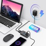 RSHTECH 4-Port USB 3.0/USB-C Hub Splitter