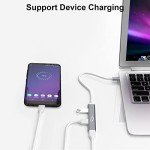 Vunvooker Mini USB-C Hub with 4 Ports