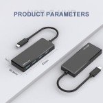 ANYPLUS 4-Port USB-C Hub with 5Gbps Speed